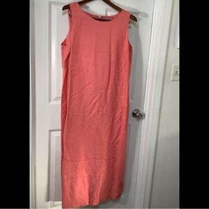 Cynthia Howie watermelon color Midi Dress  and blouse two pieces size 18 W. NWT